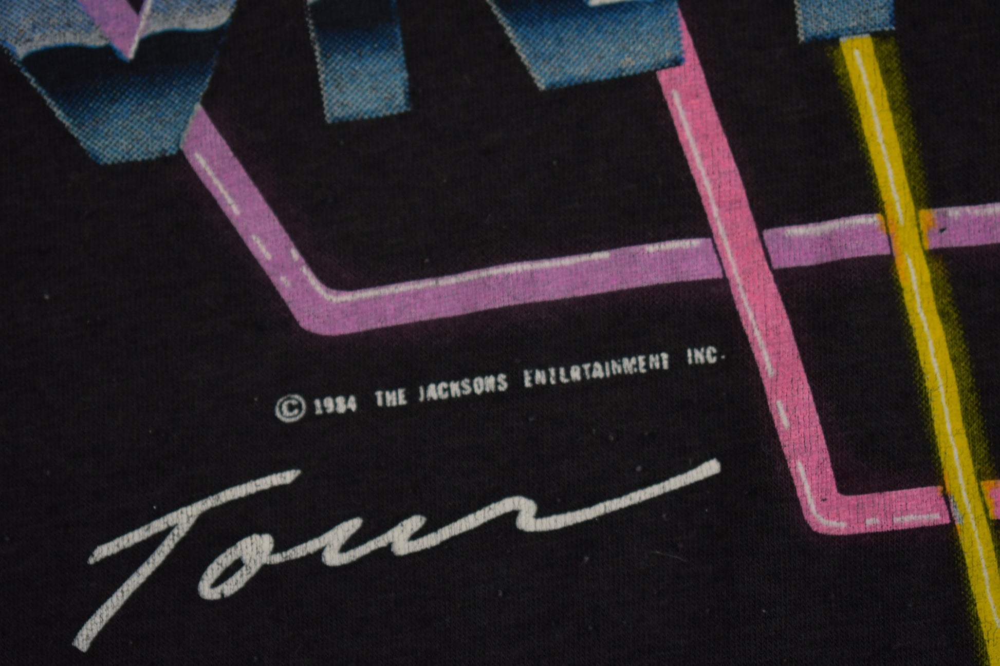 Vintage 1984 Michael Jackson Victory Tour T-shirt