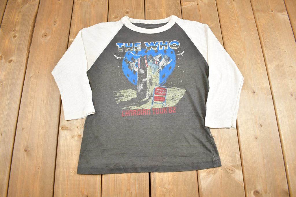 Vintage 1982 The Who Canadian Tour Band T-shirt