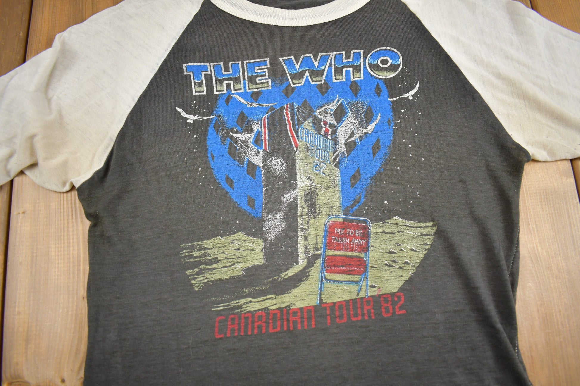 Vintage 1982 The Who Canadian Tour Band T-shirt