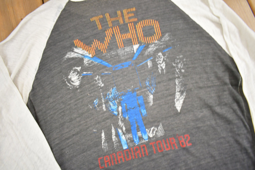 Vintage 1982 The Who Canadian Tour Band T-shirt