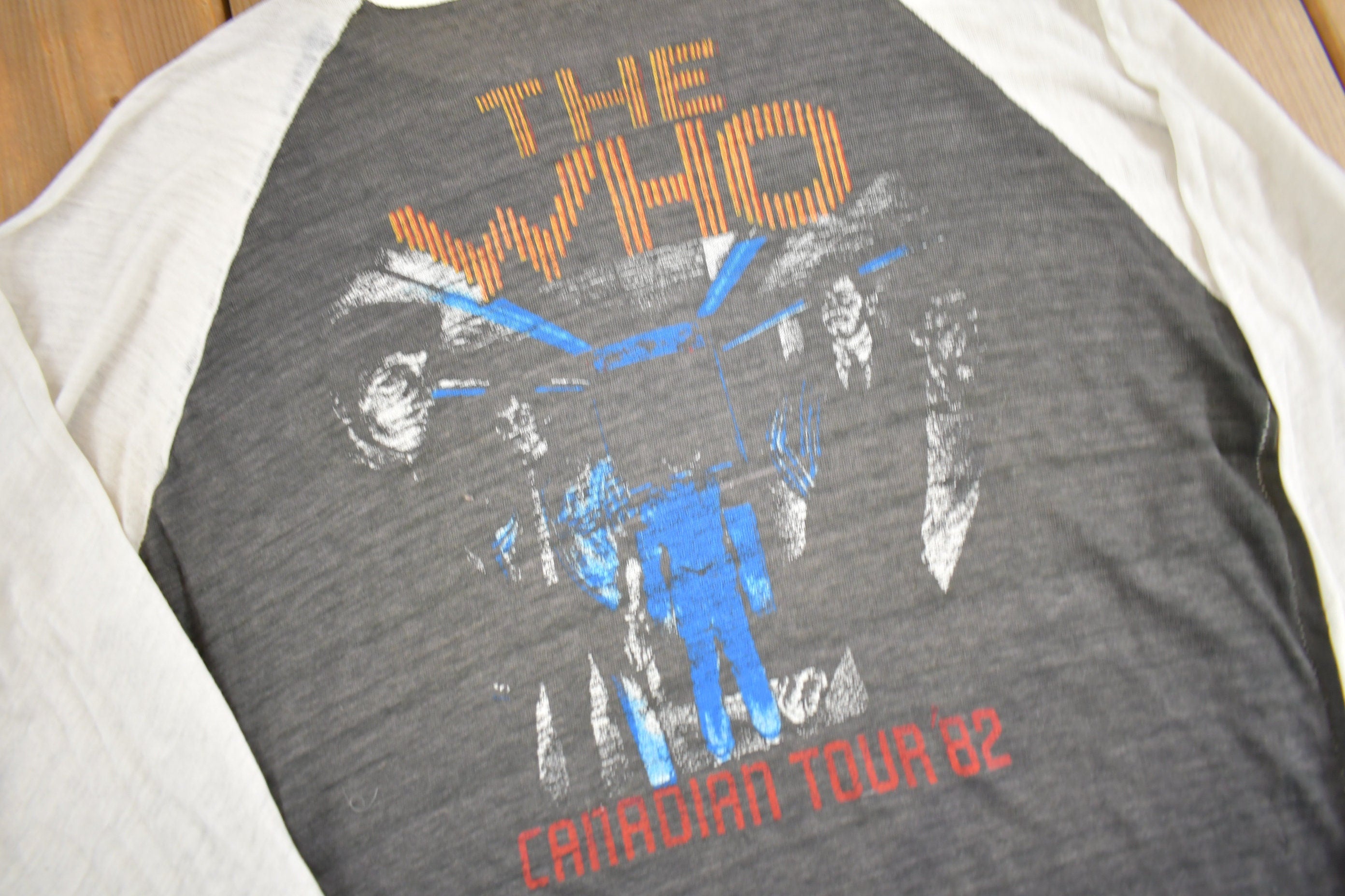 Vintage 1982 The Who Canadian Tour Band T-shirt