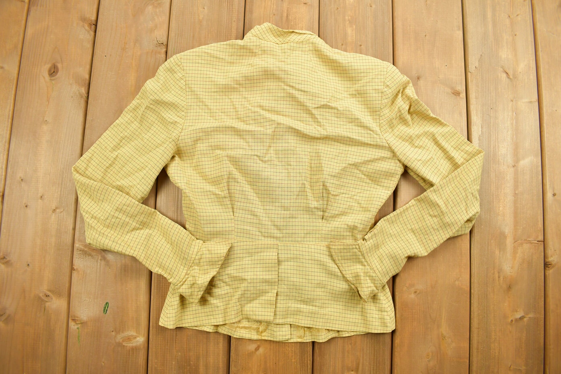 Vintage 1970s Bobbie Brooks Striped Yellow Button Up Shirt