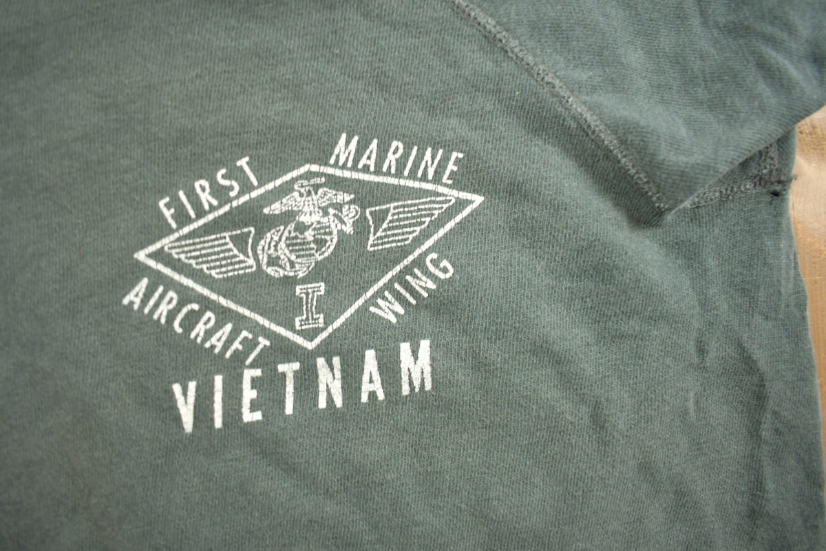 Vintage 1960s US Military Vietnam Short Sleeve Sweatshirt