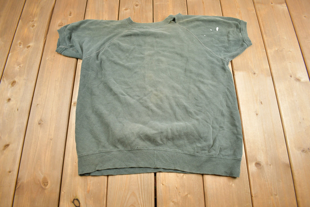 Vintage 1960s US Military Vietnam Short Sleeve Sweatshirt