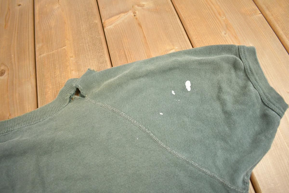 Vintage 1960s US Military Vietnam Short Sleeve Sweatshirt