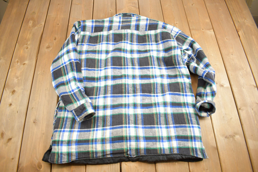 Vintage 1970s Champion Button Up Plaid Jacket