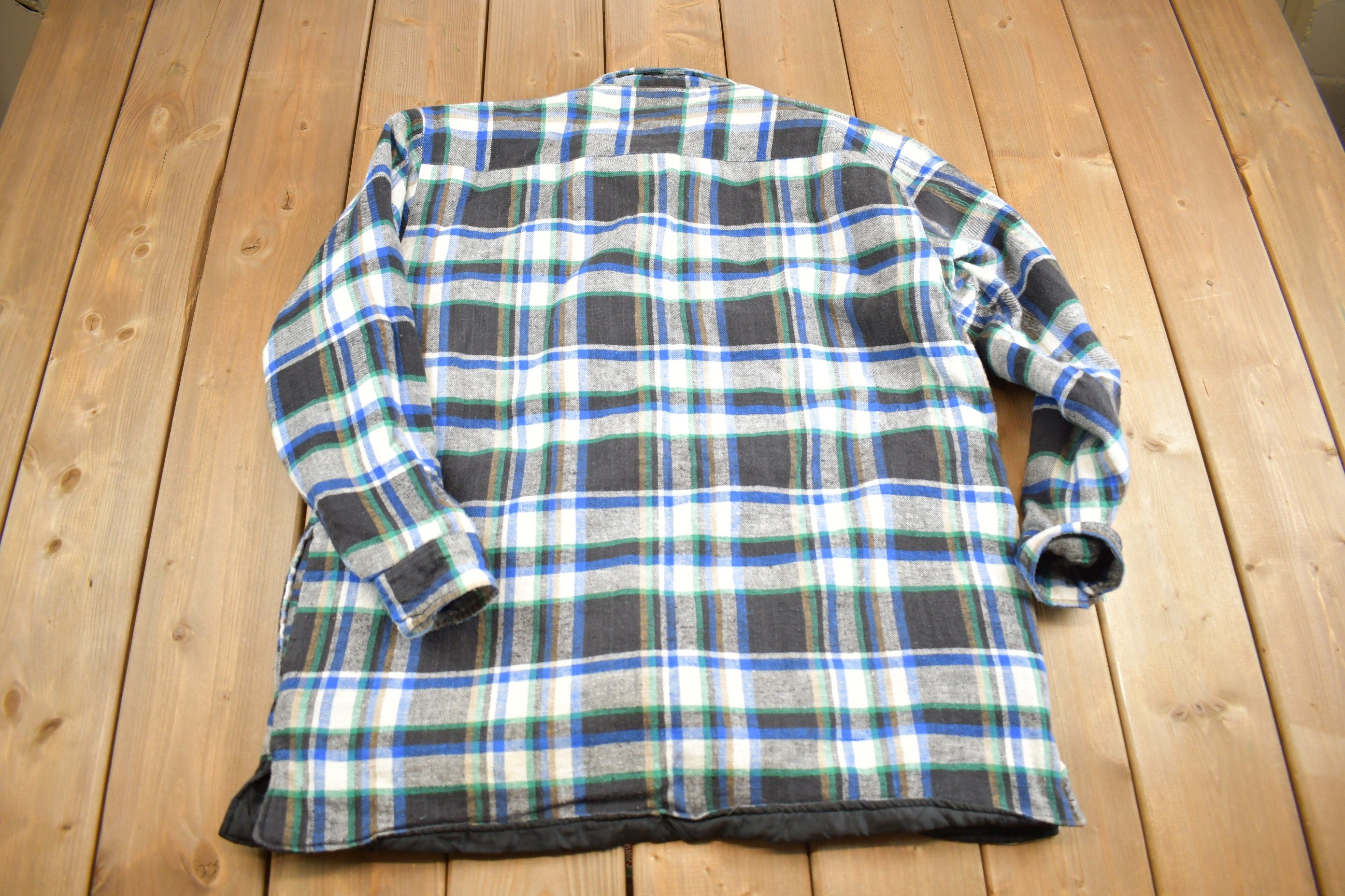 Vintage 1970s Champion Button Up Plaid Jacket