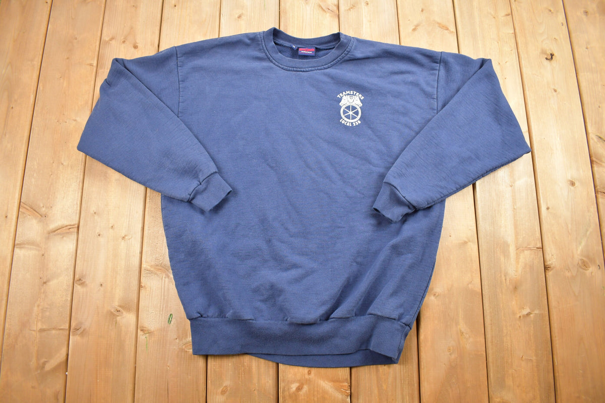 Vintage 1990s "Teamster Local 238" Crewneck Sweatshirt