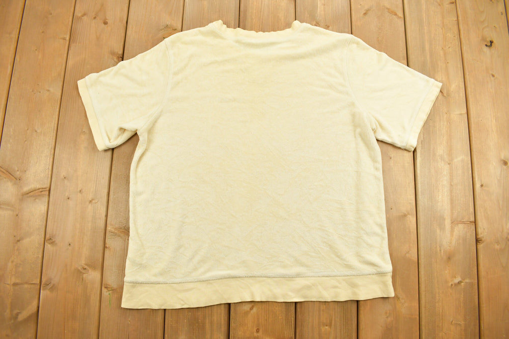 Vintage 1990s D&CO Knitted Short Sleeve Crewneck Sweater