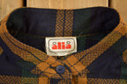 Vintage 1980s Alia Plaid Button Up Jacket