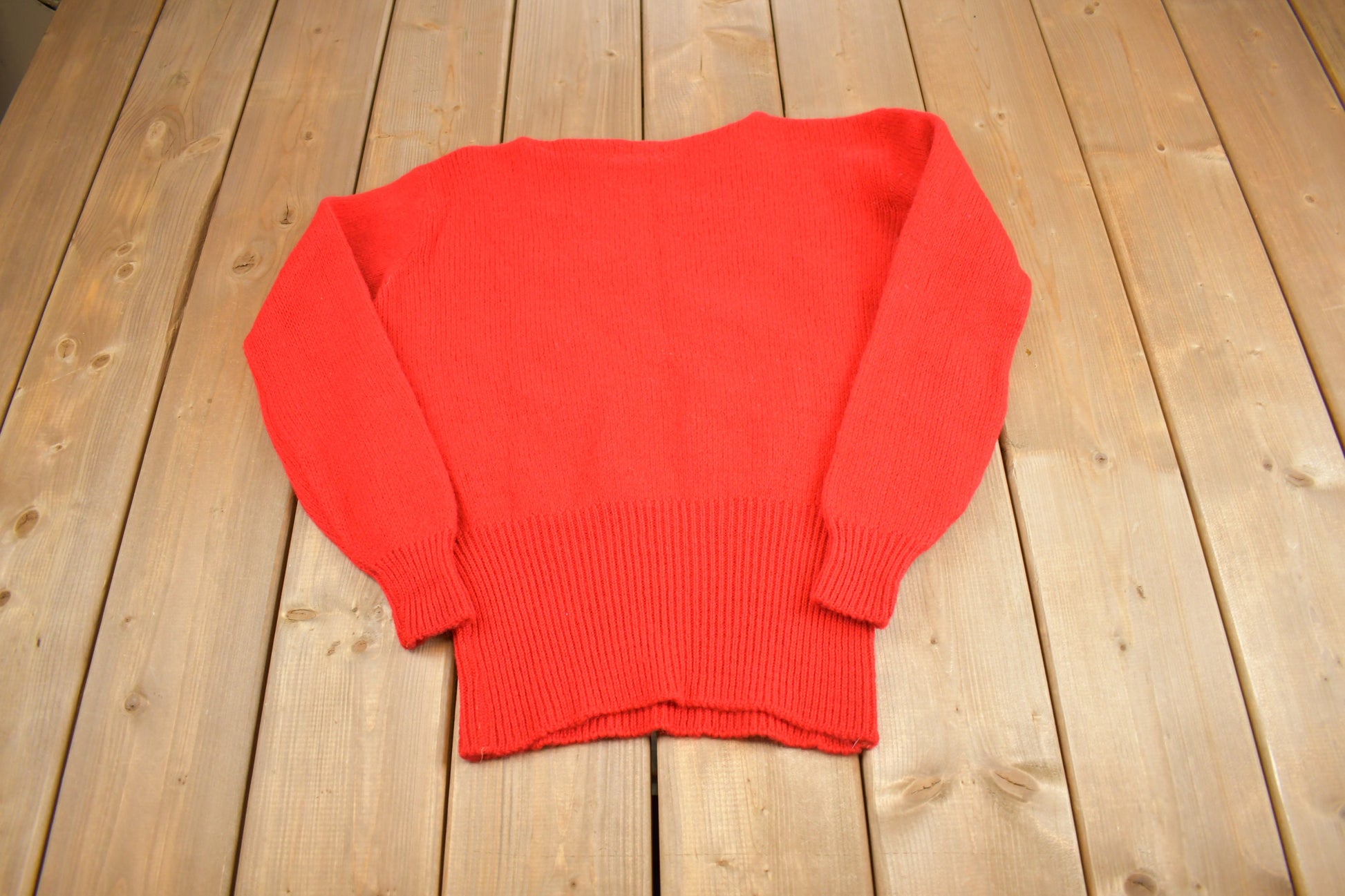 Vintage 1950s Original Olympic Knit Sweater