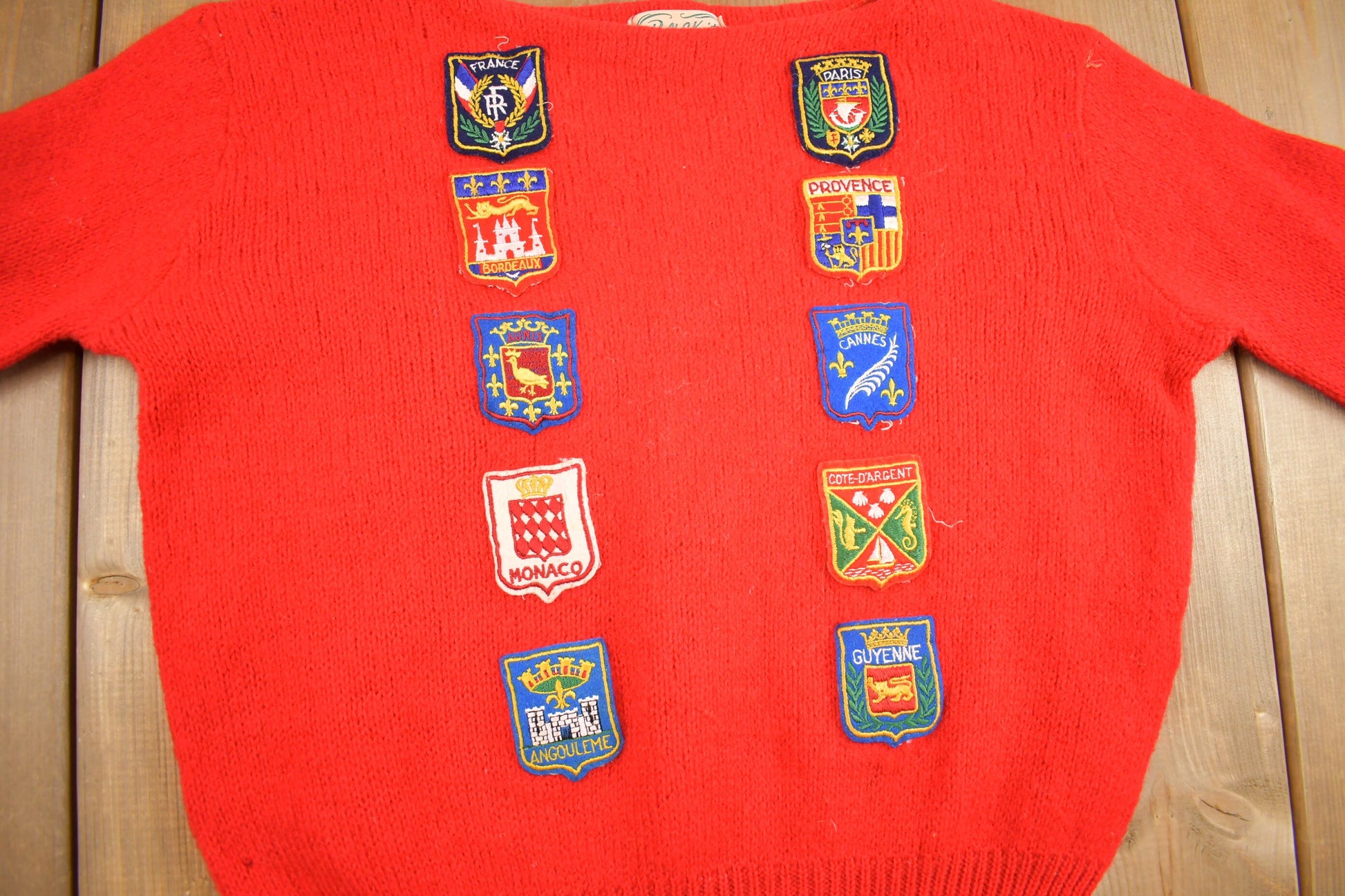 Vintage 1950s Original Olympic Knit Sweater