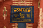 Vintage 1980s Woolrich Abstract Flannel Button Shirt