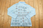 Vintage 1970s Abstract Button Up Shirt