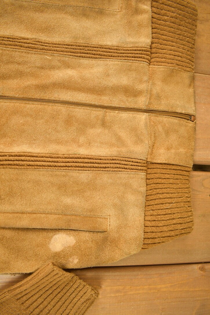 Vintage 1970s SportsWear Suede Jacket