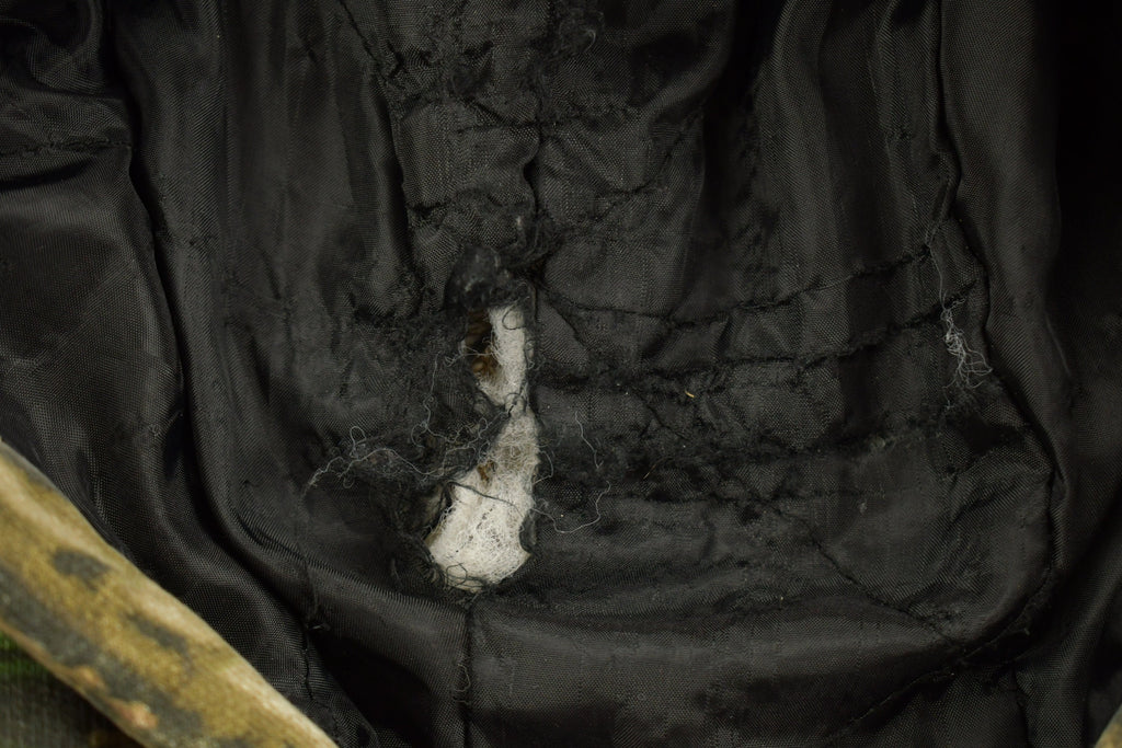 Vintage 1990s Liberty Camo Zip Up Graphic Hoodie