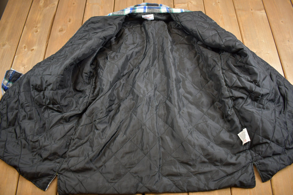 Vintage 1970s Champion Button Up Plaid Jacket