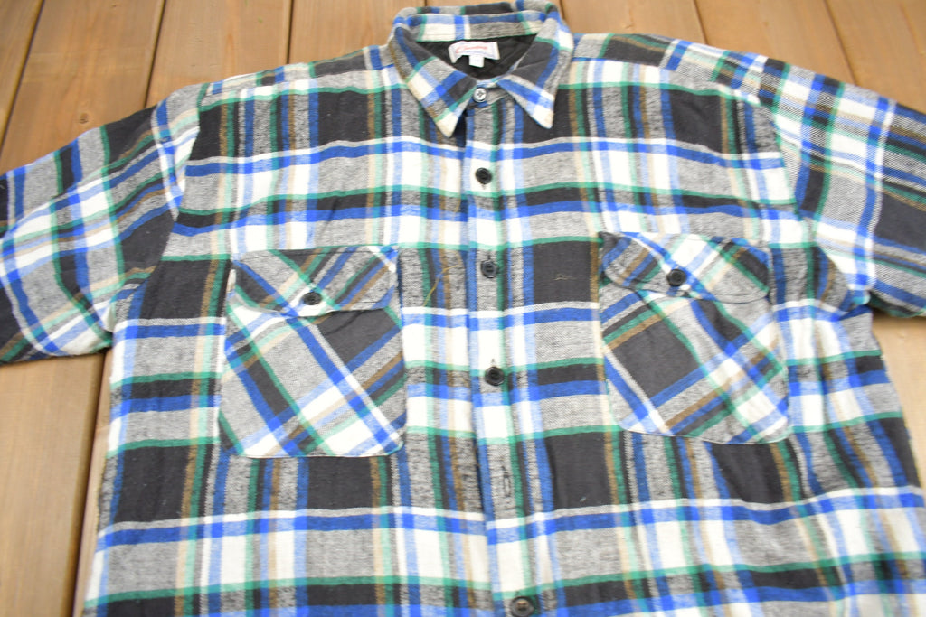 Vintage 1970s Champion Button Up Plaid Jacket