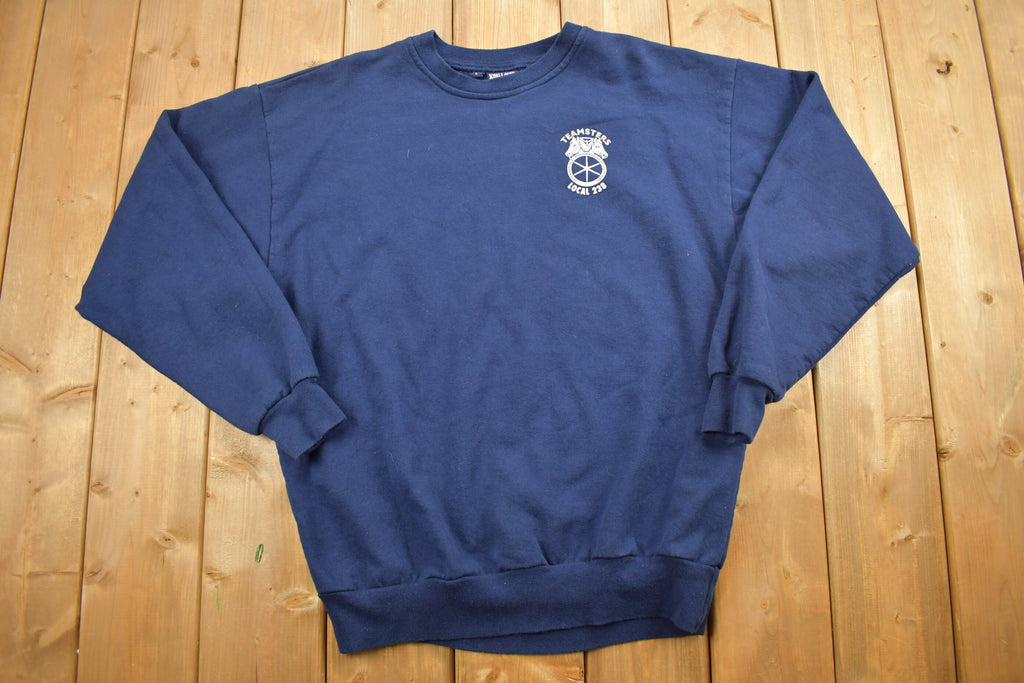 Vintage 1990s "Teamster Local 238" Crewneck Sweatshirt