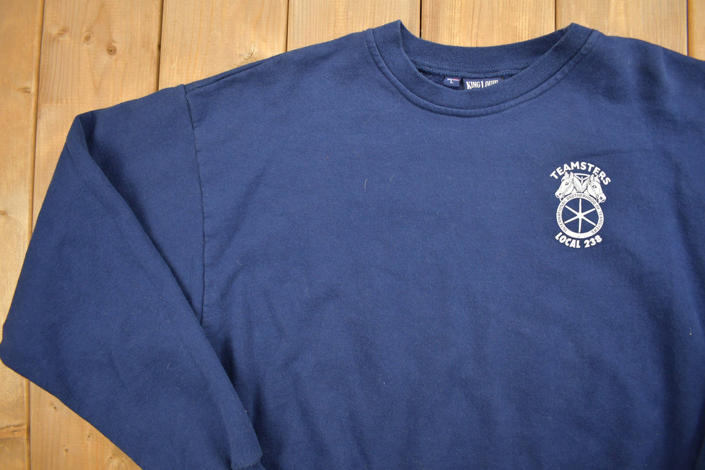 Vintage 1990s "Teamster Local 238" Crewneck Sweatshirt