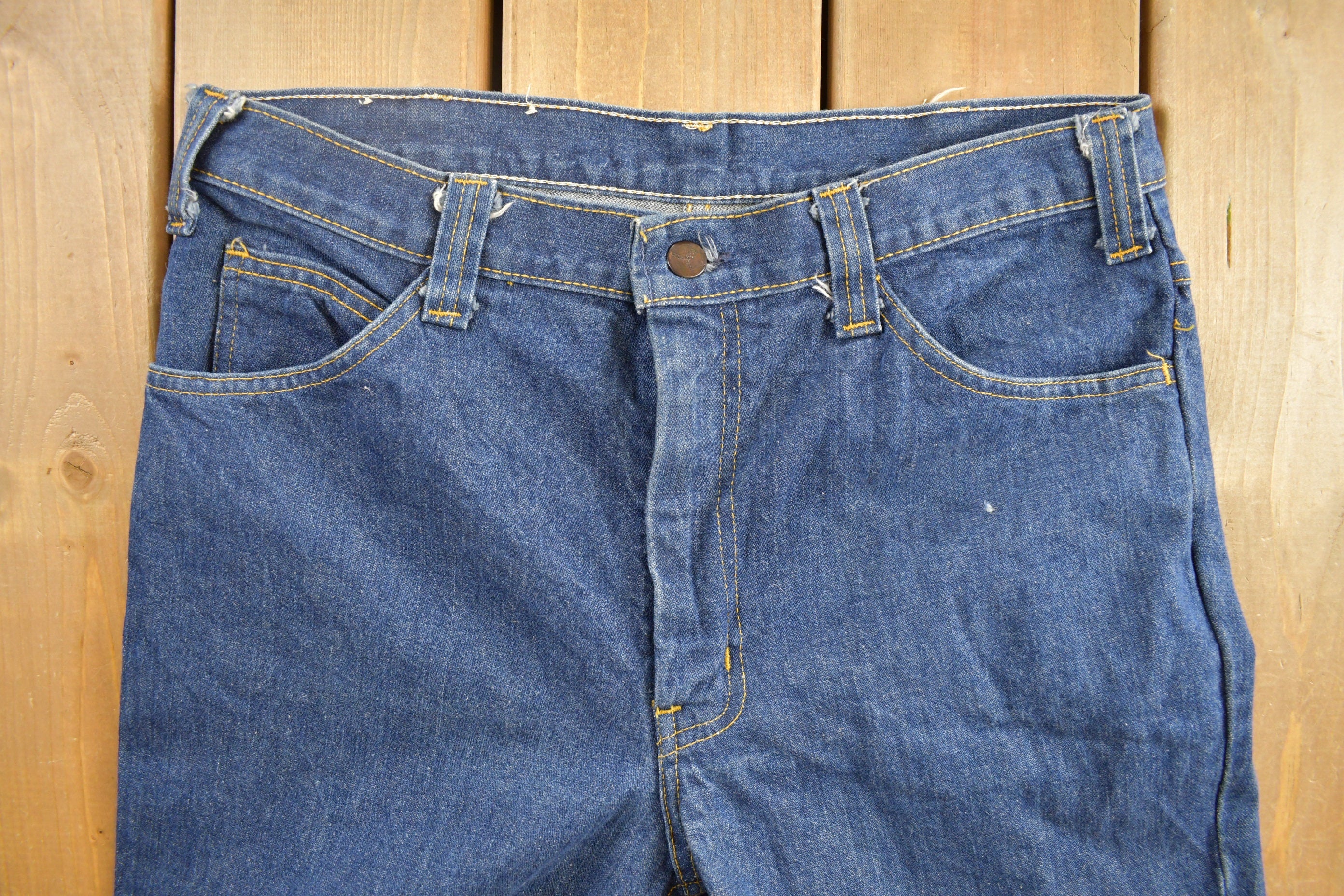 Vintage 1970s GWG Western Style Boot Jeans Size 32 x 35.5