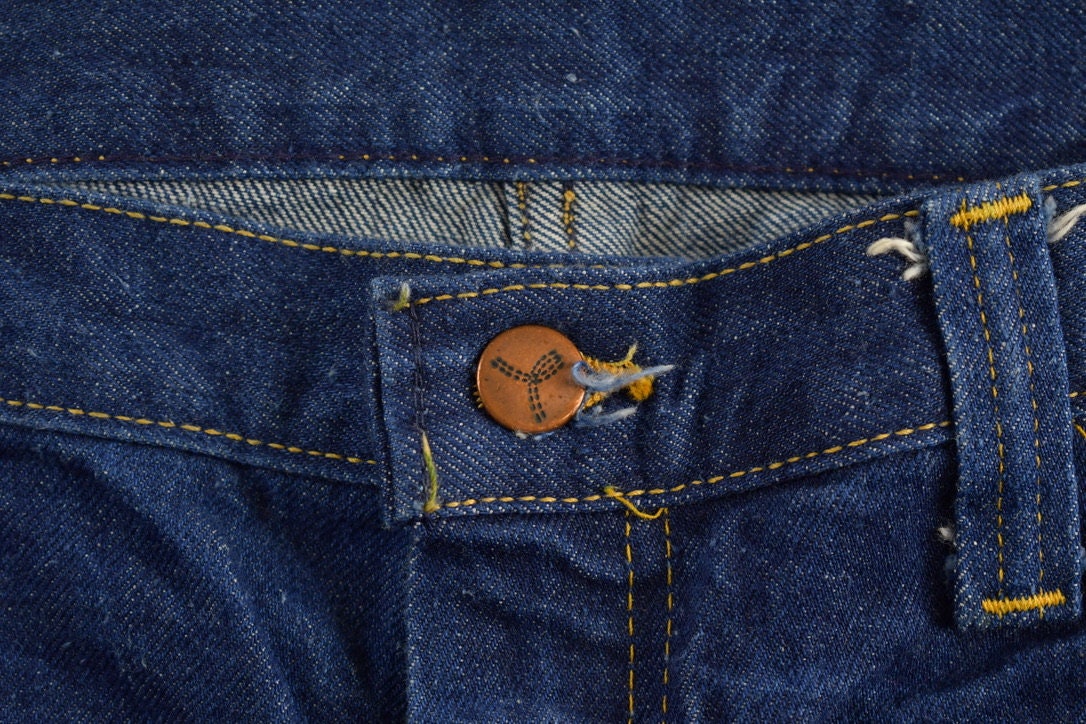 Vintage 1970s GWG Western Style Flare Jeans Size 36 x 32