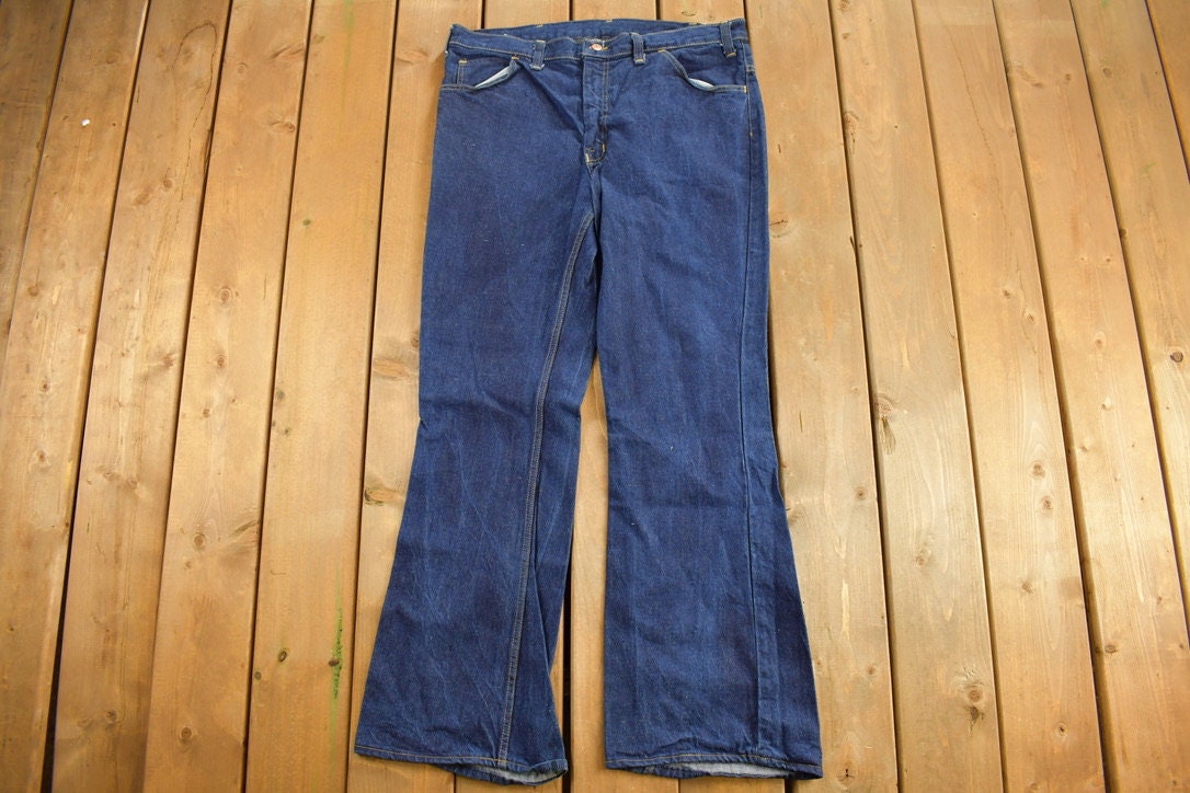 Vintage 1970s GWG Western Style Flare Jeans Size 37 x 32.5