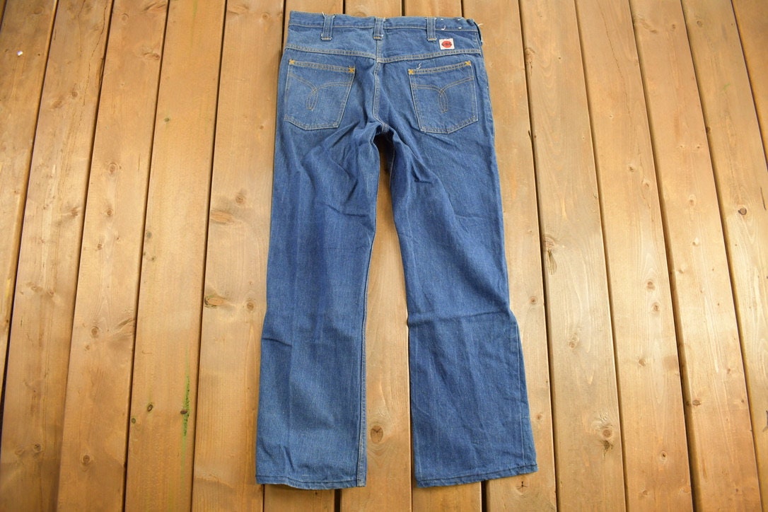 Vintage 1970s GWG Western Style Boot Jeans Size 34 x 38.5