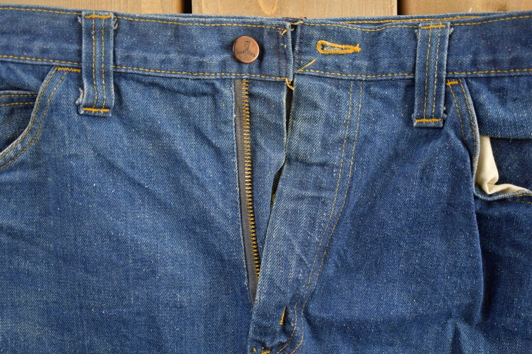 Vintage 1970s GWG Western Style Boot Jeans Size 34 x 38.5