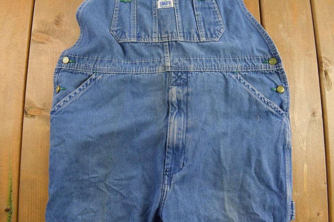 Vintage 1990s Liberty Denim Jean Overalls Size 40 x 31
