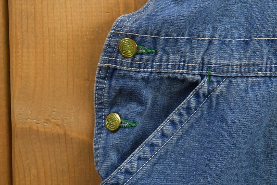 Vintage 1990s Liberty Denim Jean Overalls Size 40 x 31