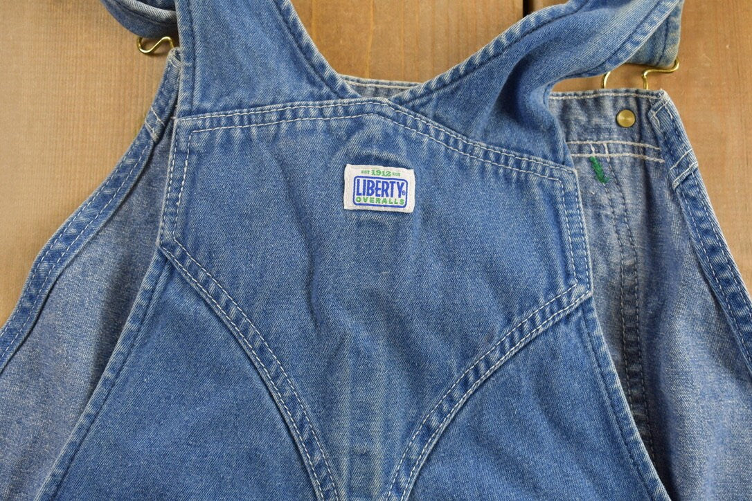 Vintage 1990s Liberty Denim Jean Overalls Size 40 x 31