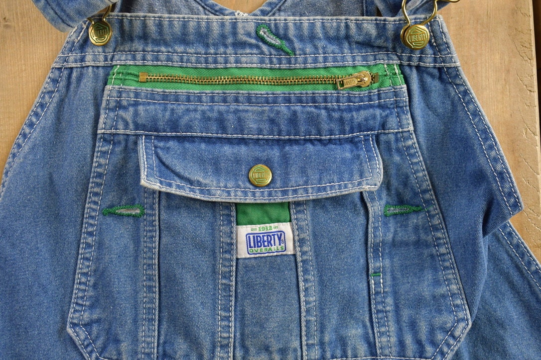 Vintage 1990s Liberty Denim Jean Overalls Size 40 x 31