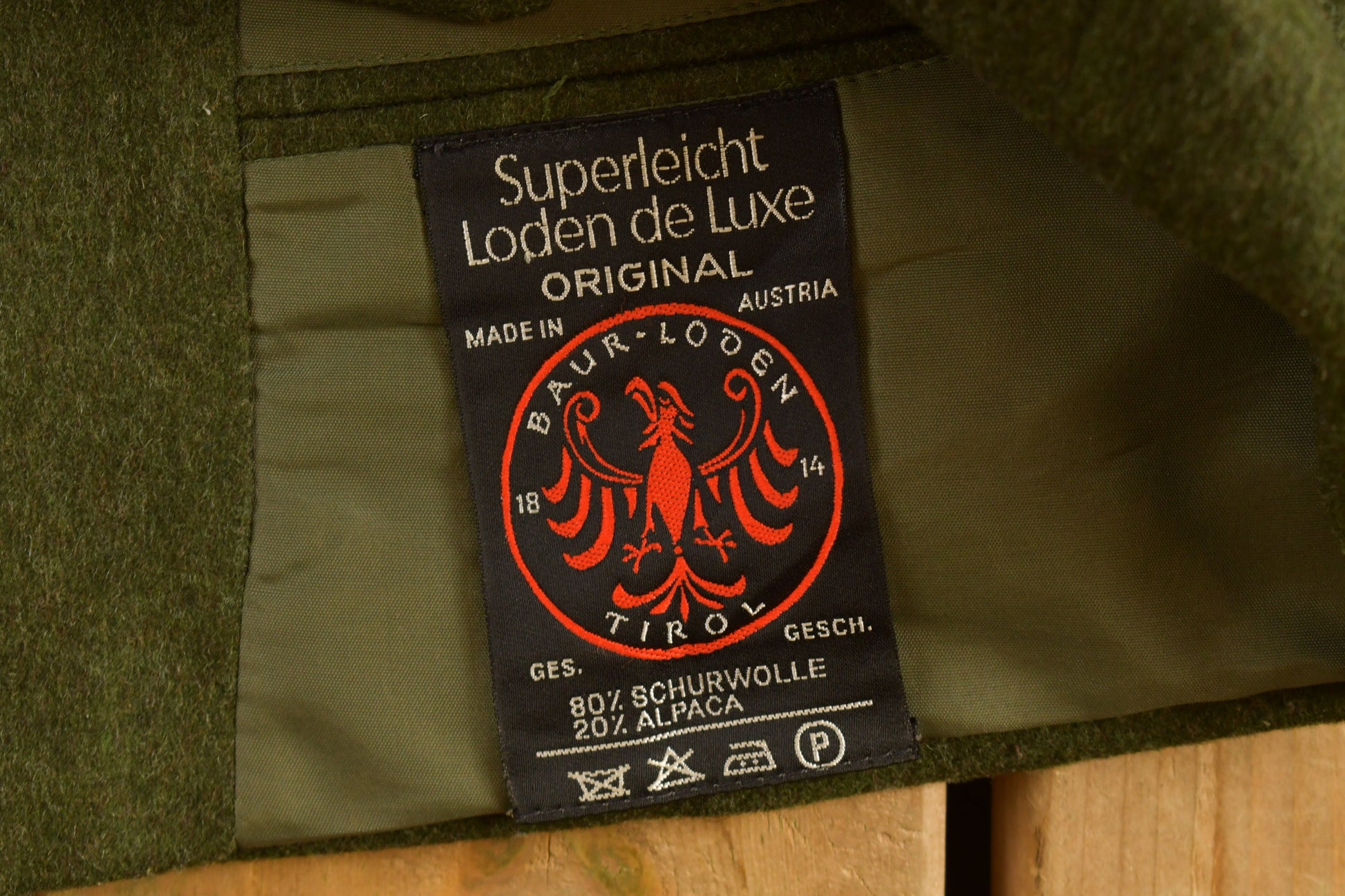 Vintage 1960s Superleicht Wool Coat