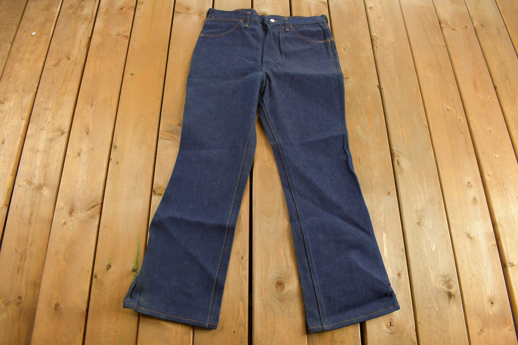 Vintage 1970s Deadstock Wrangler Boot Flare Jeans Size 34 x 29