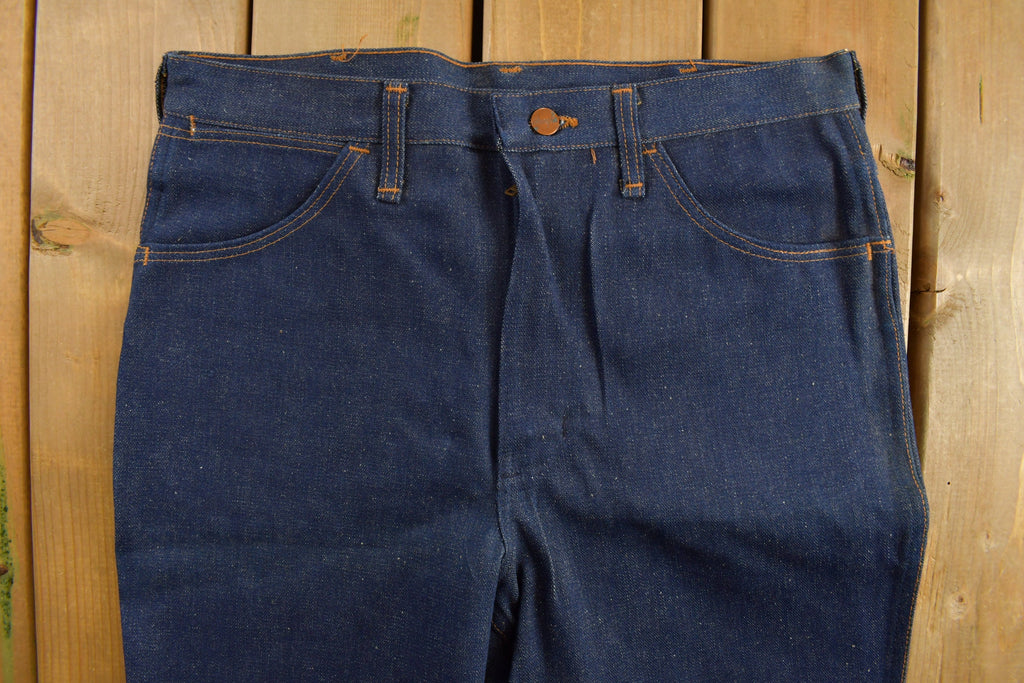 Vintage 1970s Deadstock Wrangler Boot Flare Jeans Size 34 x 29
