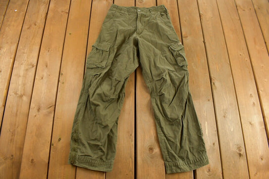 Vintage 1990's FUBU Cargo Pants 28 x 28 / Olive / Rare 90s Vintage / American Vintage / FUBU / 90s Streetwear / Vintage Pants / Rap