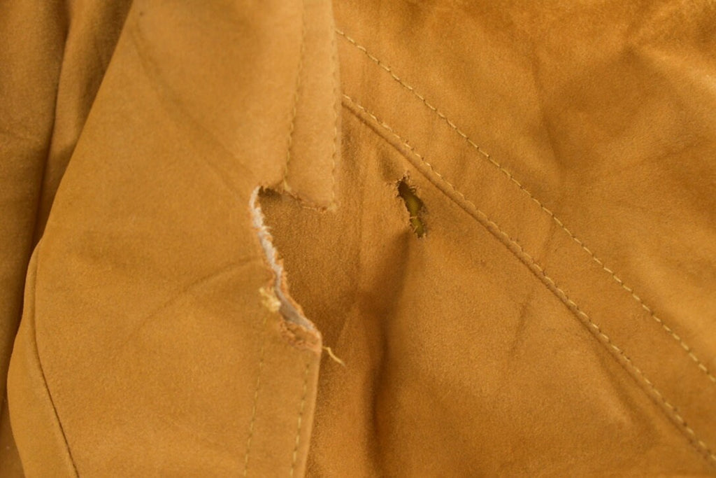 Vintage 1970s Suede Button Up Jacket