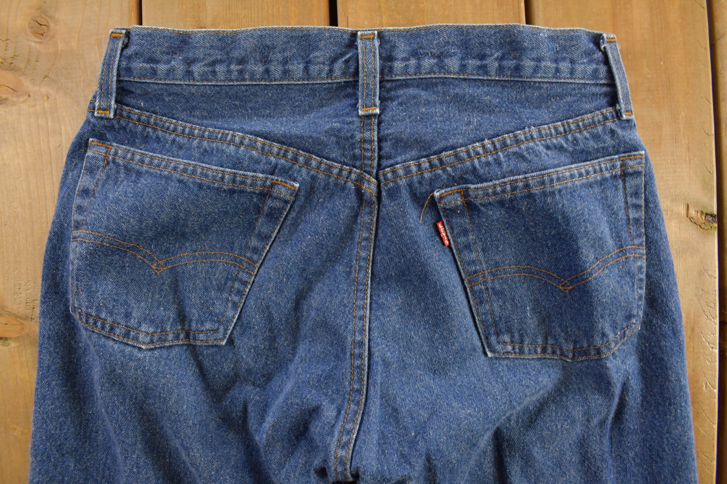 Vintage 1990s Levi's Red Tab Jeans Size 29 x 31 / Blue / Mid Wash / Vintage Denim / 90s Levi's / Straight Leg / Button Up