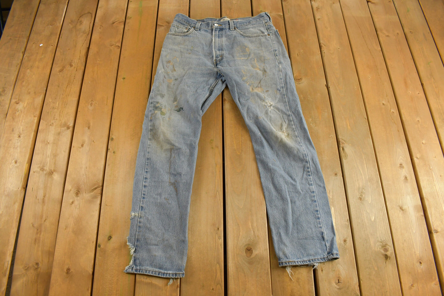 Vintage 1990s Levi's 505 Red Tab Jeans Size 33 x 32 / Vintage Denim / Streetwear / Vintage Levi's / Straight Leg / Regular Fit