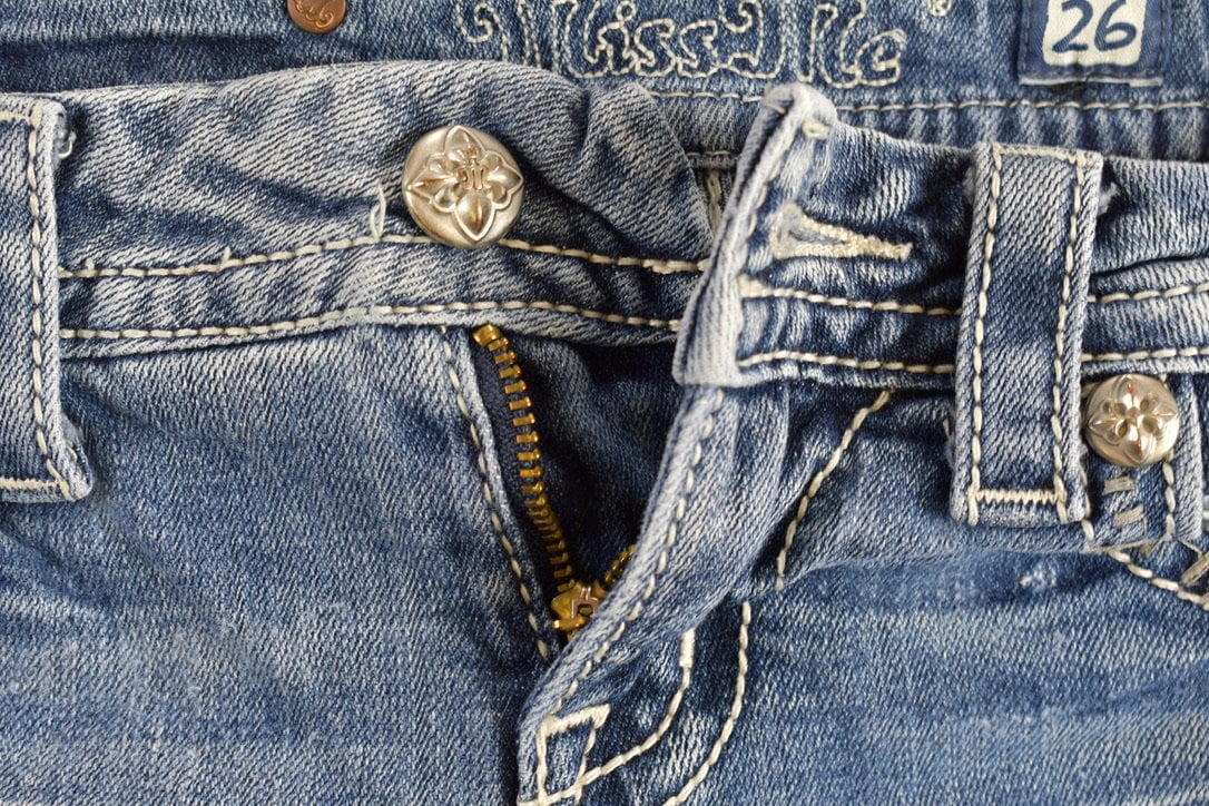 Vintage Y2K Miss Me Denim Jeans Size 28 X 34