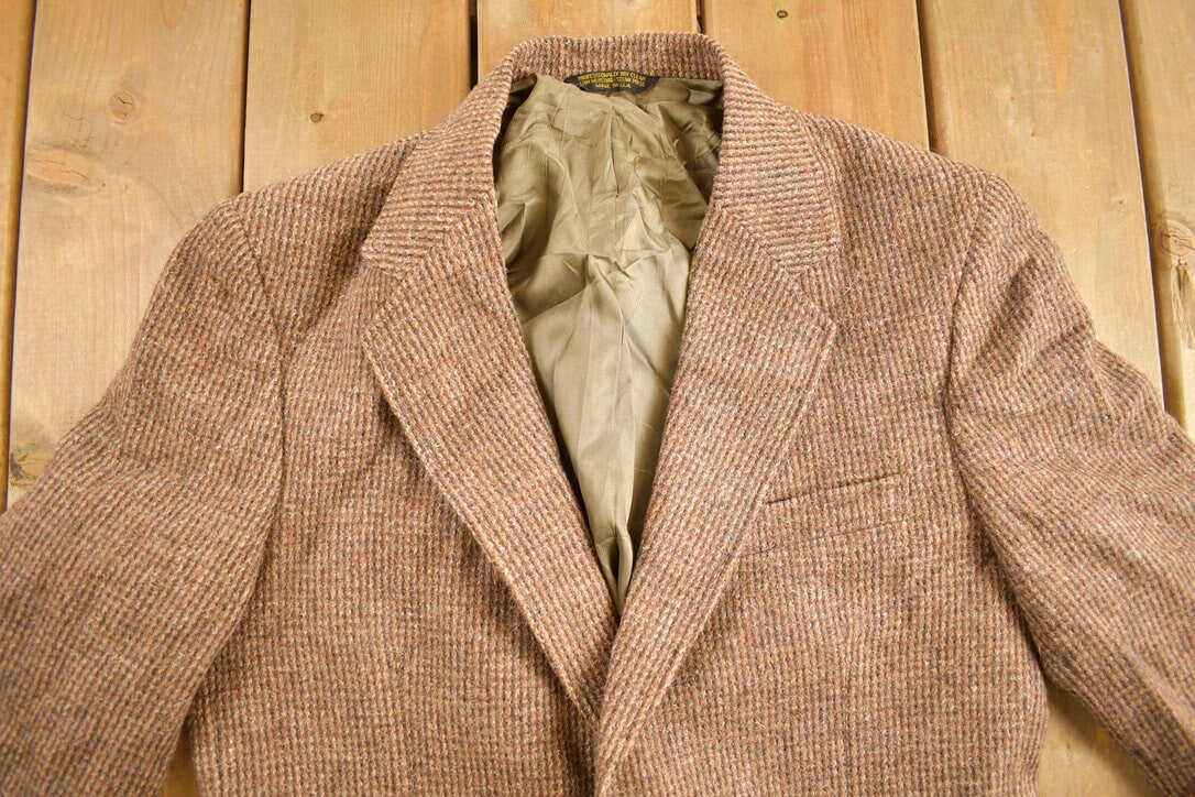 Vintage 1990s 100% Wool Blazer Jacket