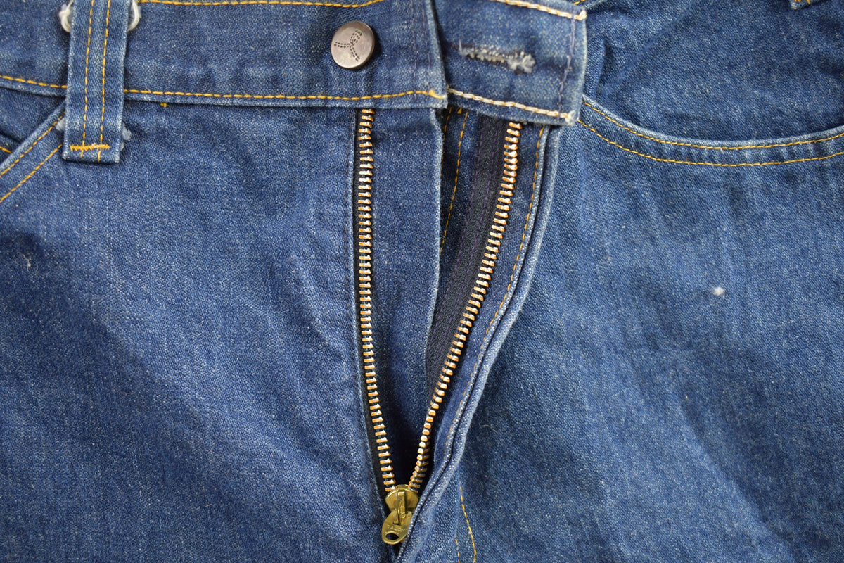 Vintage 1970s GWG Western Style Boot Jeans Size 32 x 35.5