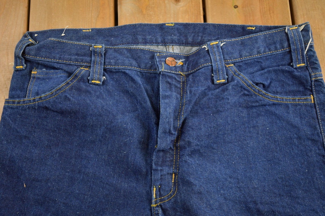 Vintage 1970s GWG Western Style Flare Jeans Size 36 x 32