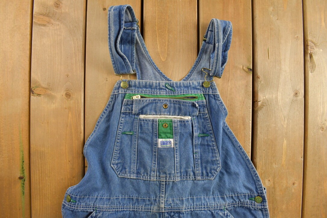 Vintage 1990s Liberty Denim Jean Overalls Size 40 x 31