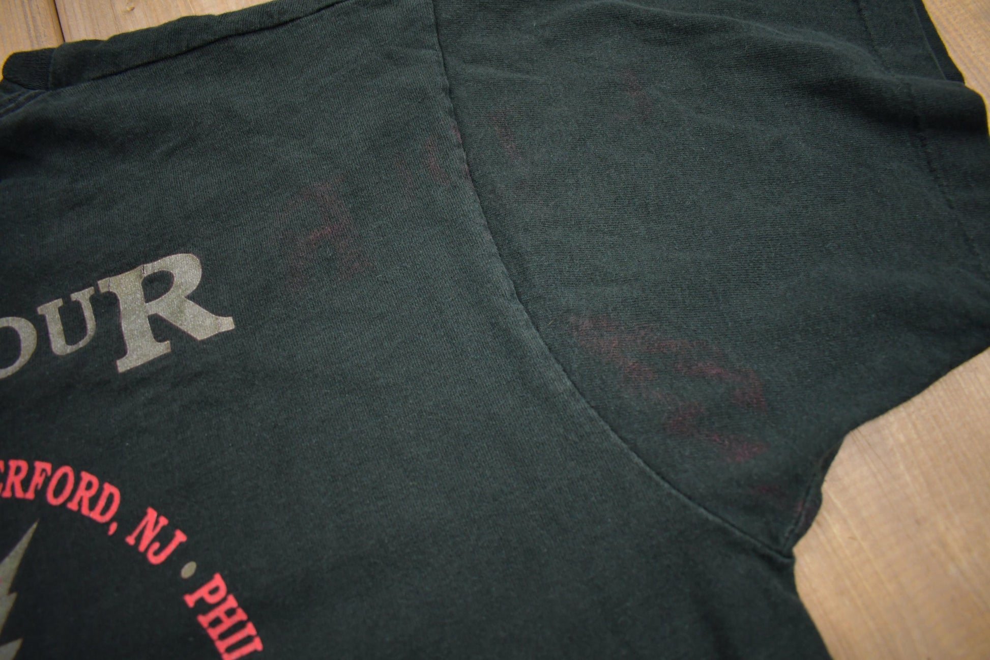 Vintage 1989 Grateful Dead Fall Tour Graphic Band Tee Single Stitch