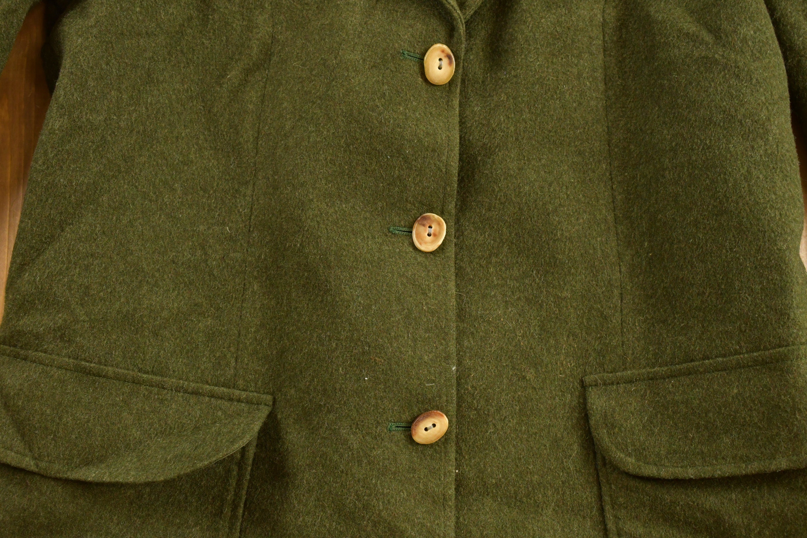 Vintage 1960s Superleicht Wool Coat