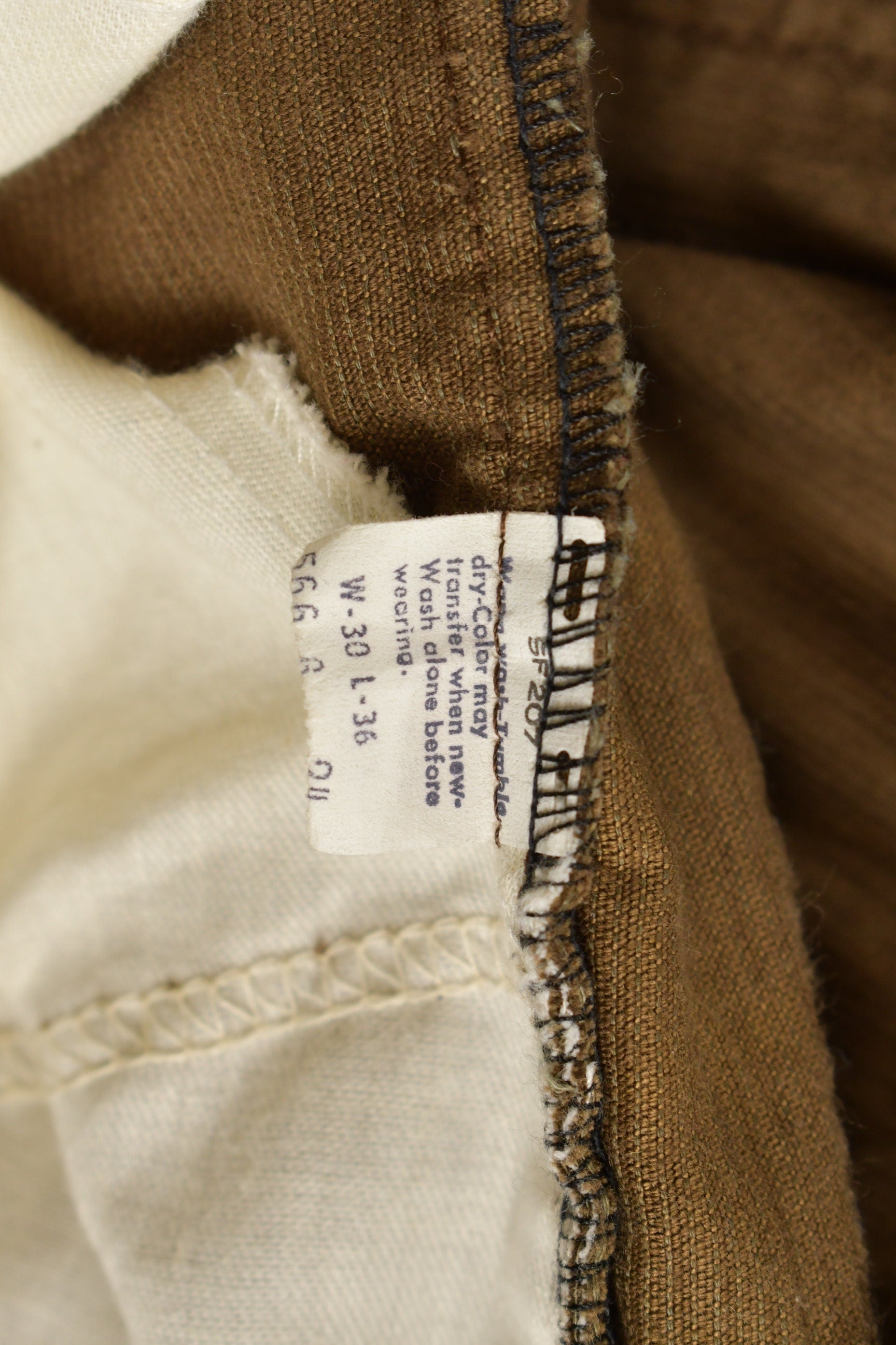 Vintage 1970s Brown Corduroy Levis Trousers Size 28 x 31