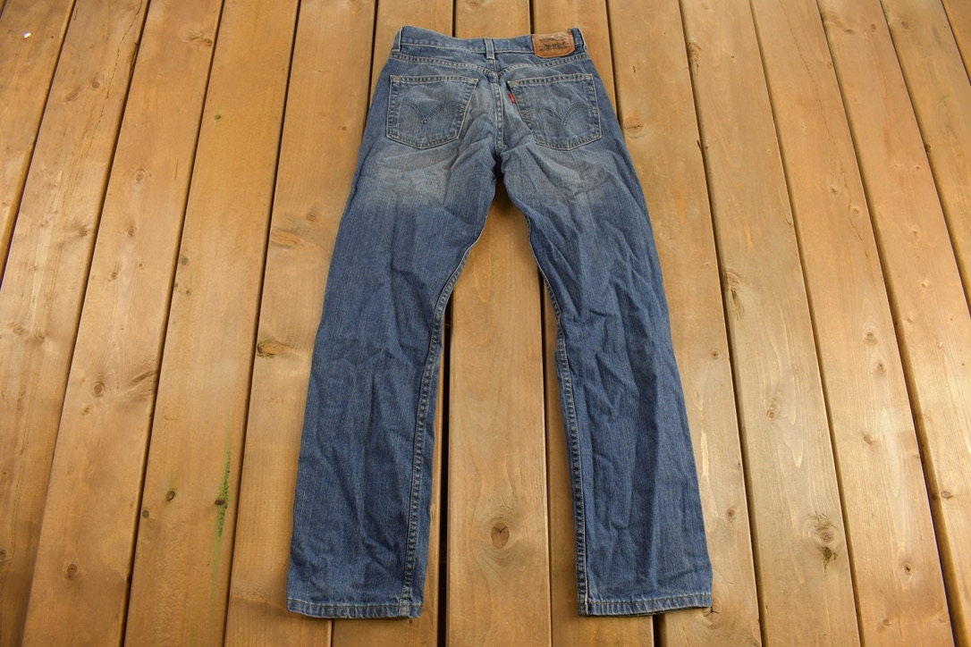 Vintage 514 Levi's Youth Jeans Size 16 Slim / Blue / Mid Wash / Vintage Denim  / Vintage Levis / Straight Cut