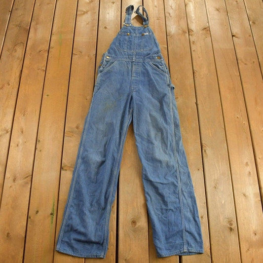 Vintage 1990s Lee Denim Jean Overalls Size  28 x 32 / Vintage Overalls / Streetwear / Vintage Workwear / Vintage Lee / Gardening